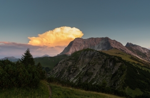 The Red Cloud - Gaishorn -Tannheimer Tal  (Available for Print)