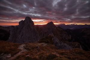 Sunrise - Rote Flüh - Tannheimer Tal  (Available for Print)