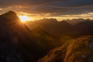 Sunrise - Rote Flüh - Tannheimer Tal  (Available for Print)